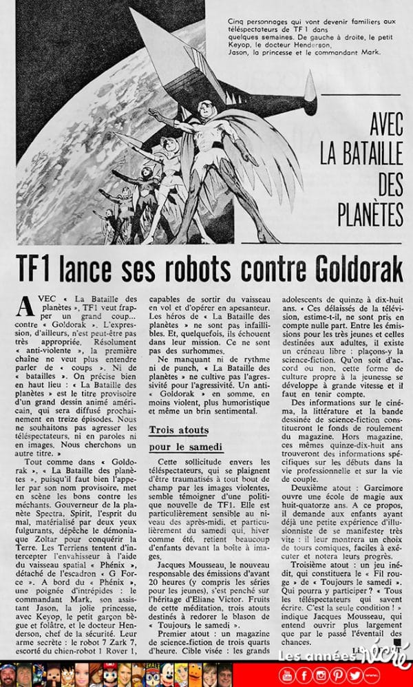 La BATAILLE DES PLANETES / GATCHAMAN... - Page 5